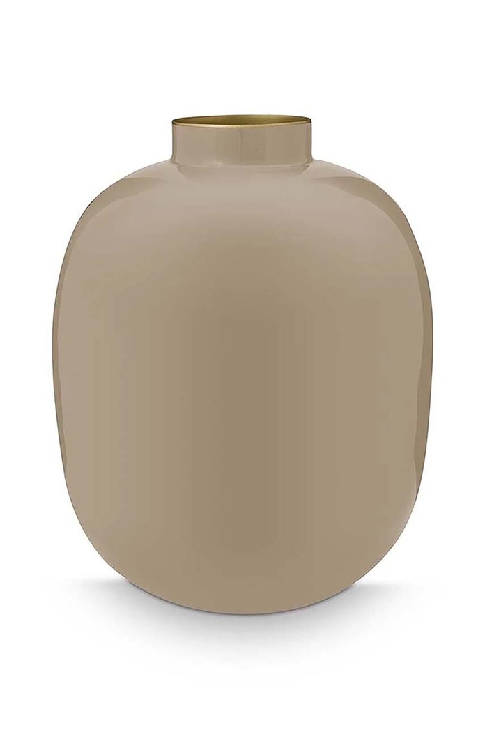 Pip Studio wazon dekoracyjny Metal Khaki beżowy 51102064