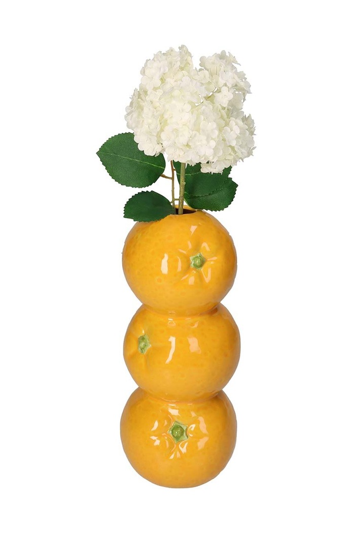 Dekorativna vaza home & lifestyle KAL.0082 oranžna