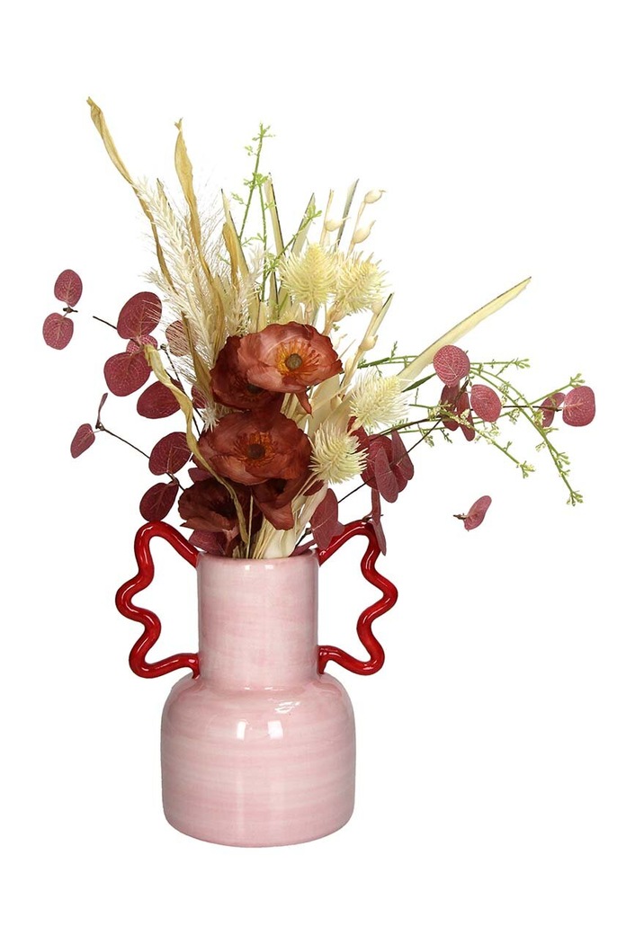 Ukrasna vaza home & lifestyle KAL.4315 roza