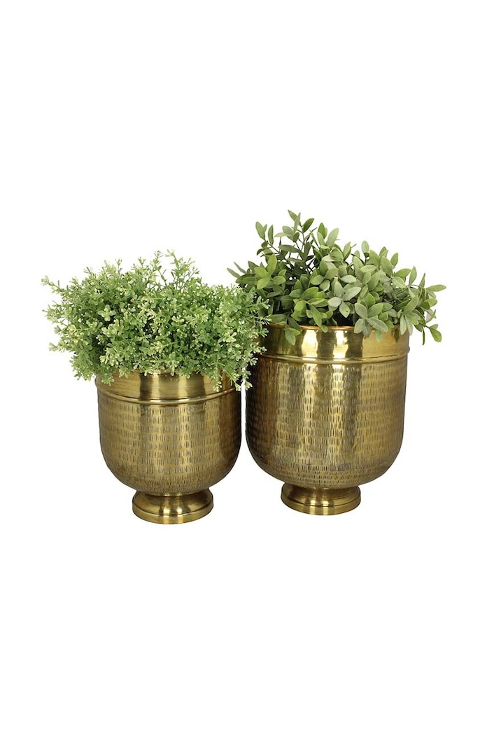 Obývací pokoj a ložnice Obal na květináč home & lifestyle 28 x 34 cm XET.6785 žlutá