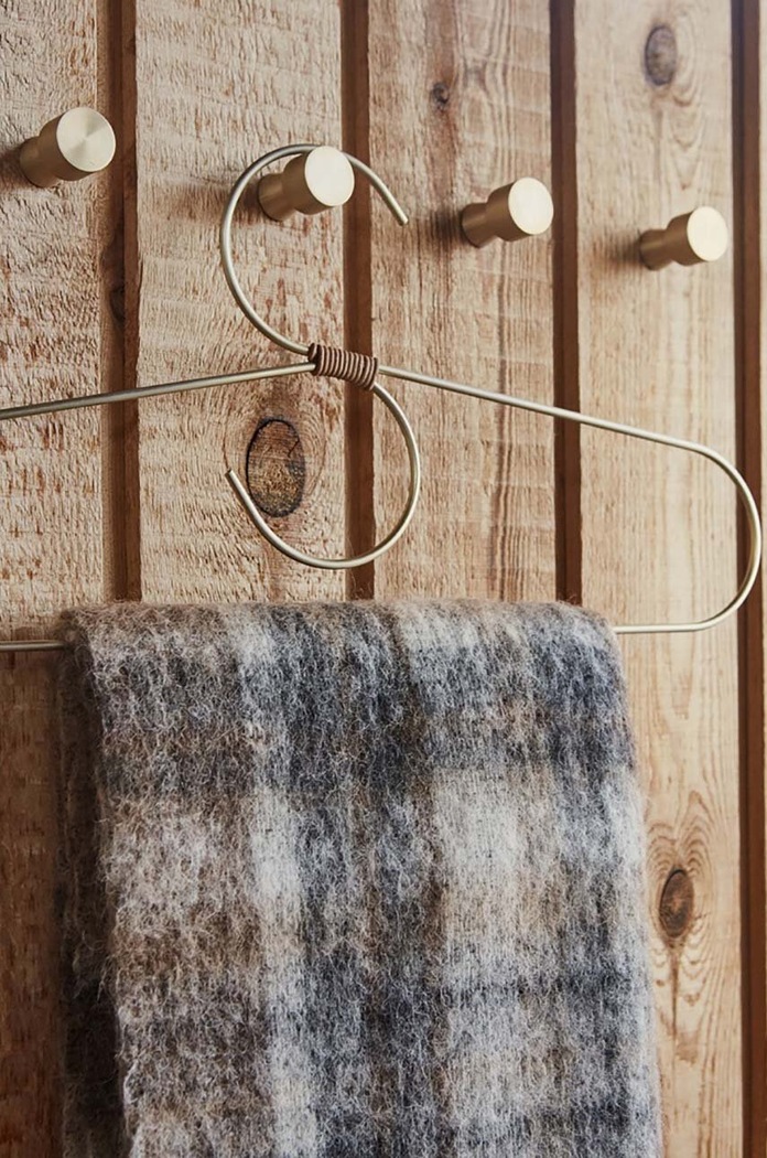 OYOY wieszak ścienny Pin Hook/Knob 2-pack 10601 żółty AA00