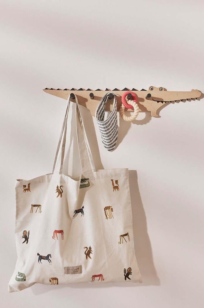OYOY Cuier Crocodile Coat Rack M107575 bej AA00
