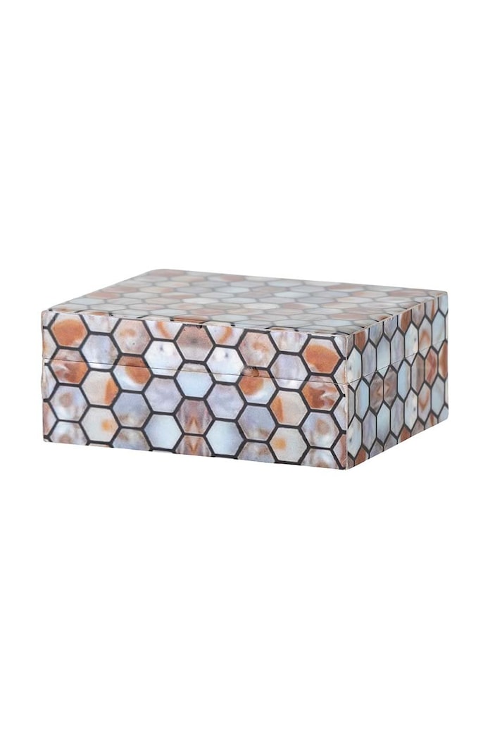 Bloomingville Recipient cu capac Domino 82068024 multicolor AA00