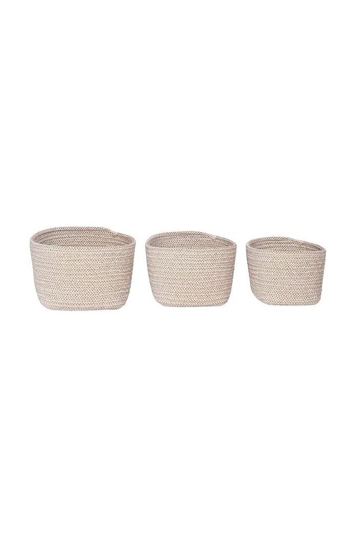 Komplet košar za shranjevanje House Nordic Cadima 3-pack bež 4401545