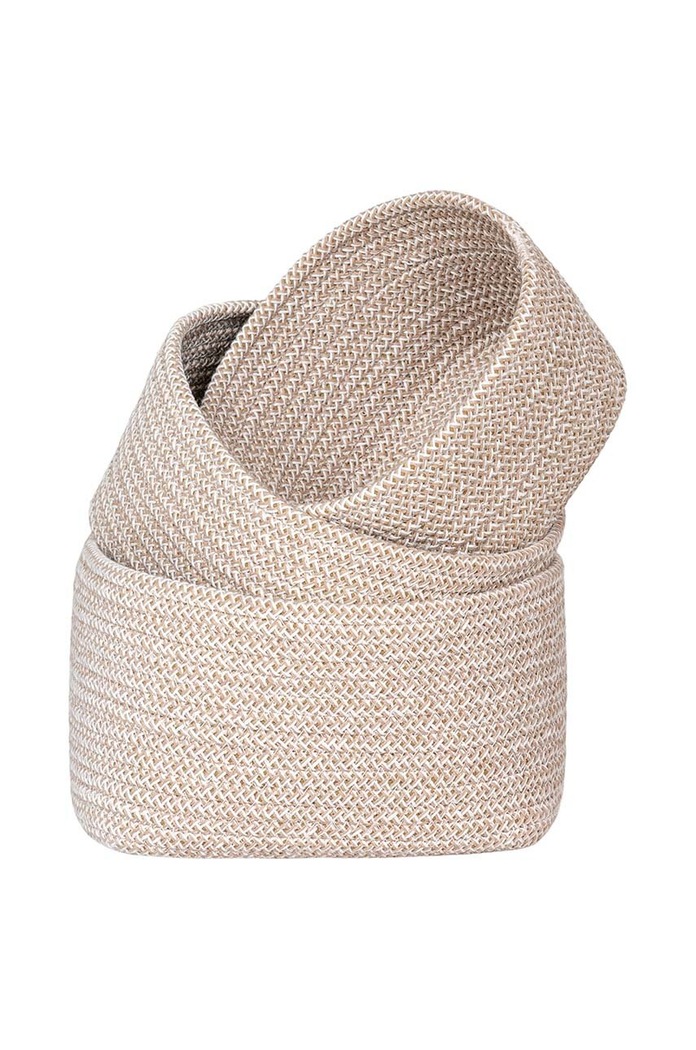 Dnevna soba in spalnica Komplet košar za shranjevanje House Nordic Cadima 3-pack 4401545 bež