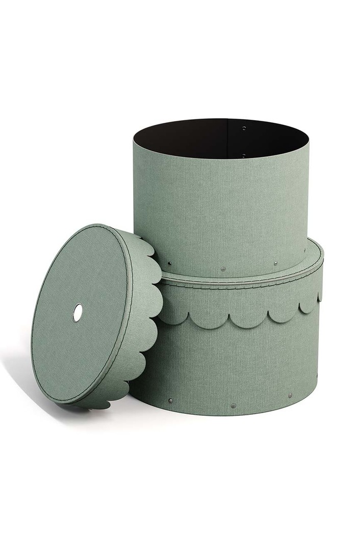 Obývacia izba a spálňa Sada úložných krabíc Bigso Box of Sweden Wilma 2-pak 9882C1606 tyrkysová
