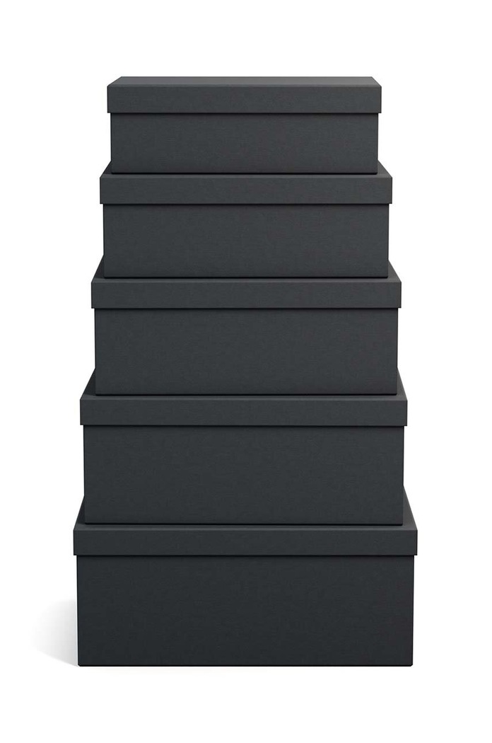 Комплект кутии за съхранение Bigso Box of Sweden Joel (5 броя) 310545633 сив AA00