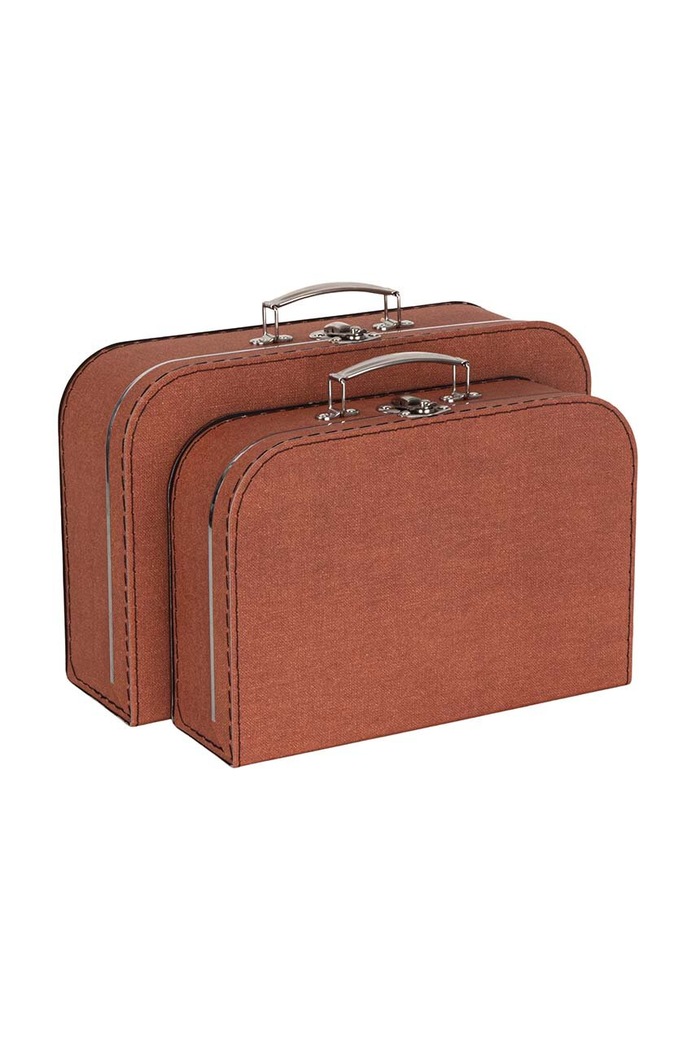 Dnevni boravak i spavaća soba Set kutija Bigso Box of Sweden Children Suitcase 2-pack 5032C4549H003 narančasta
