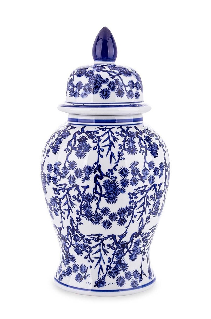 Декоративна ваза бял 166952