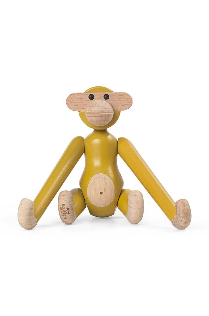 Dekorácia Kay Bojesen Monkey Mini žltá 39363