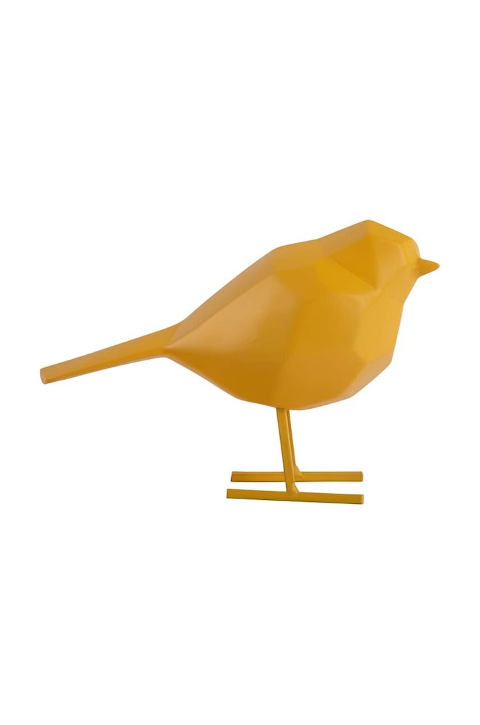 Living și dormitor Present Time decorație Statue Origami PT3335BY galben