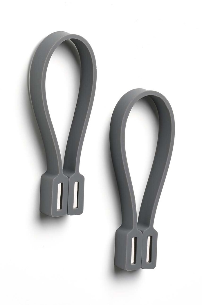 Set magnetskih zidnih vješalica Zone Denmark 2-pack 27923. siva AA00