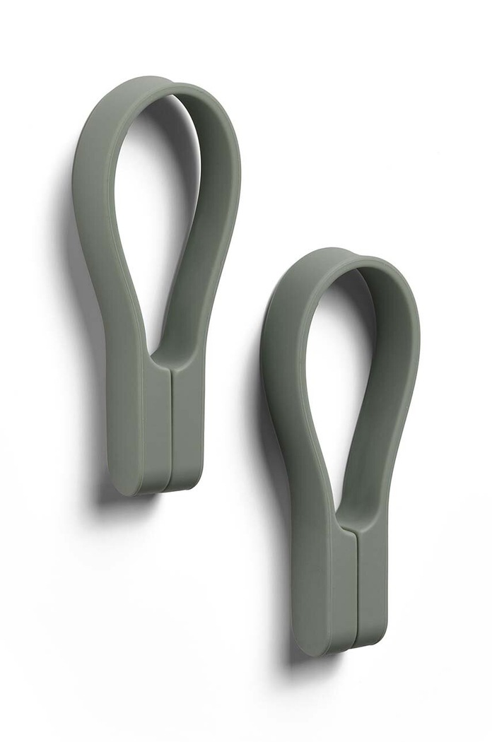 Zone Denmark zestaw wieszaków ściennych magnetycznych 2-pack zielony 27928