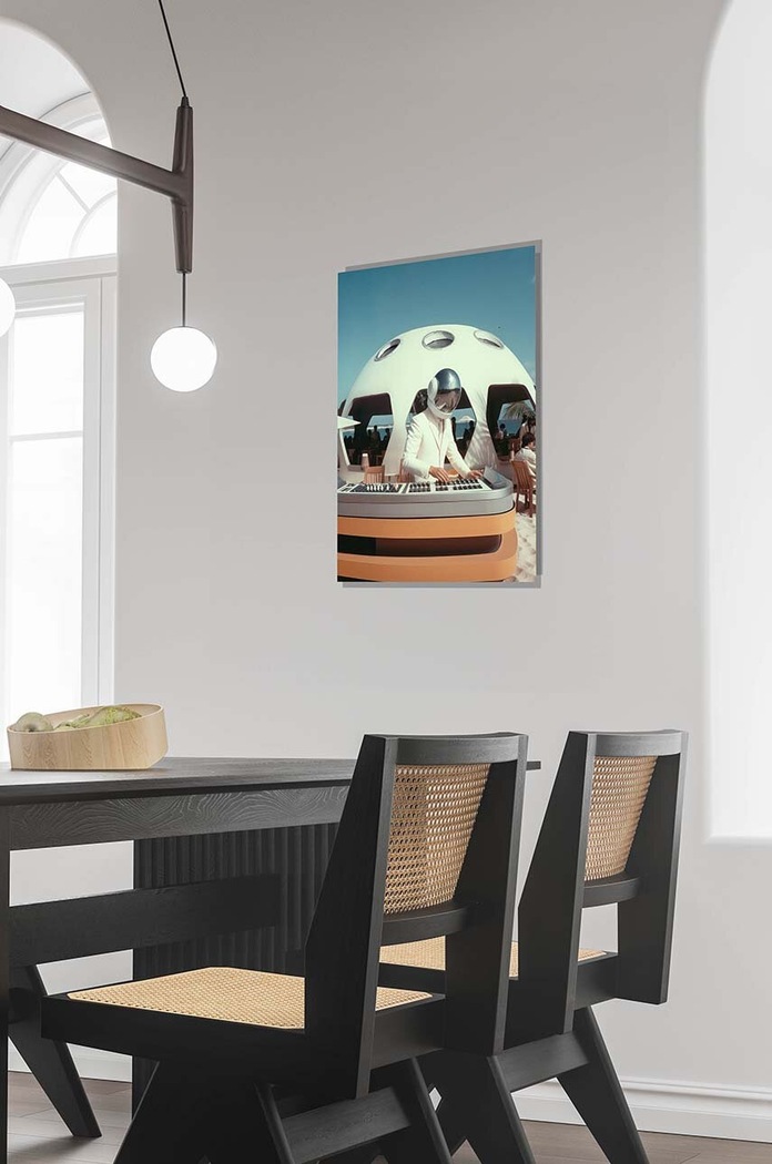 A.i. art plakat HARTMAN Retro Future 11 KB1780H11.RETROFUT11 šarena AA00