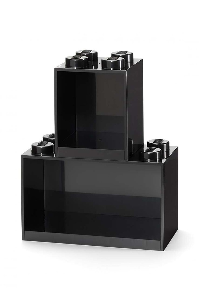 Set zidnih polica Lego 2-pack crna 41171733