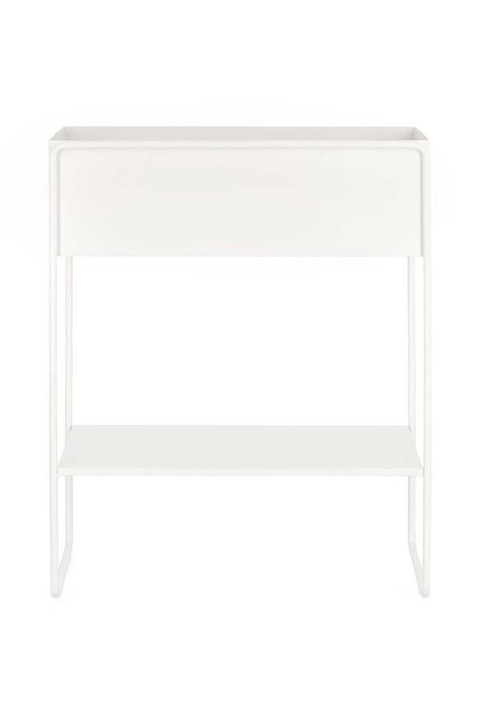 Kvetináč s rámom Bizzotto Madelyn 45 x 18 x 44 cm biela 723933