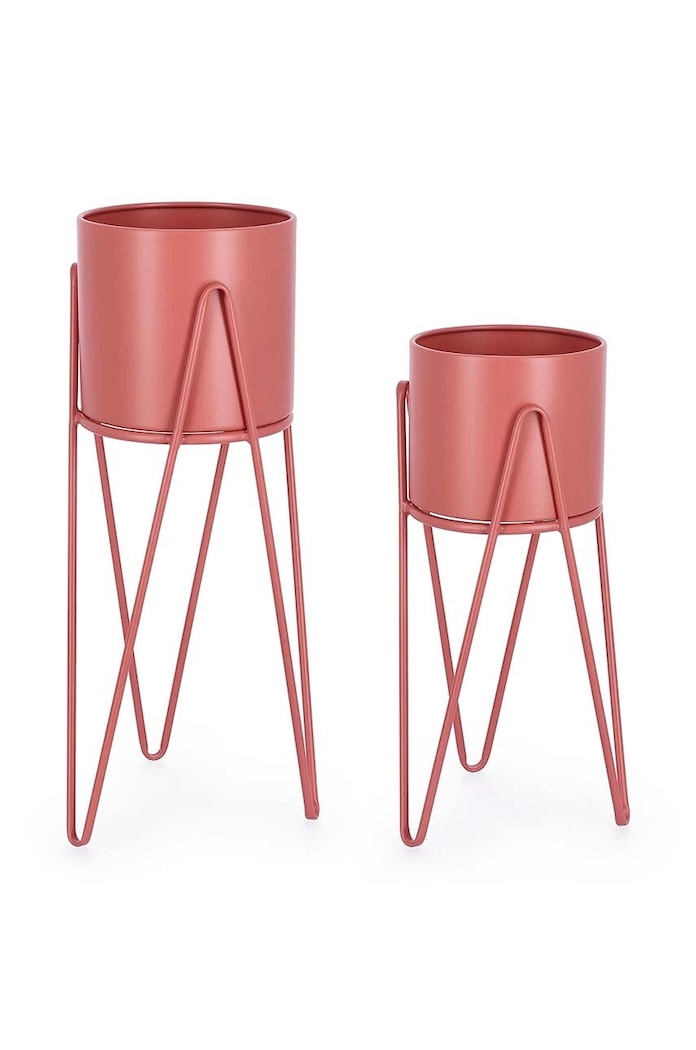 Set lončanica s okvirom Bizzotto Madelyn 23,5 × 57 / 21,5 × 46 cm 2-pack 723944 roza AA00