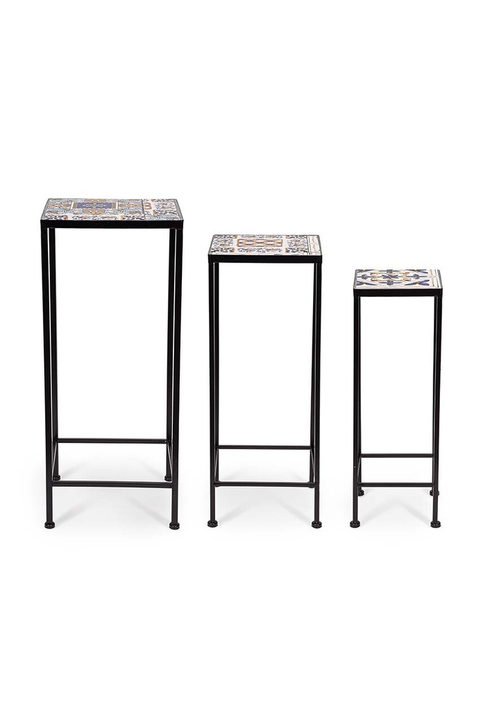 Bizzotto măsuță de cafea Mykonos 3-pack 805749 multicolor AA00
