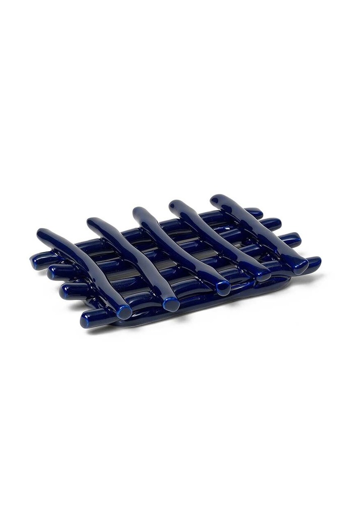 Мильниця ferm LIVING Ceramic Soap Tray темно-синій 1104266321