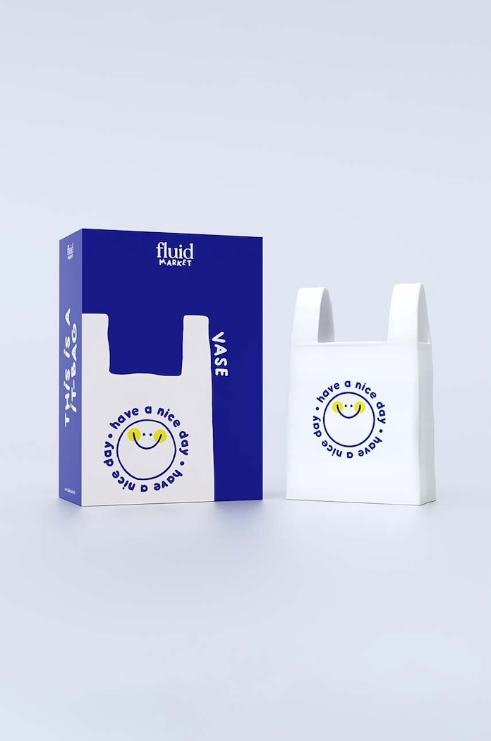 Διακοσμητικό βάζο Fluid Market Plastic Bag Vase AAVSEPLBBAG πολύχρωμο AA00