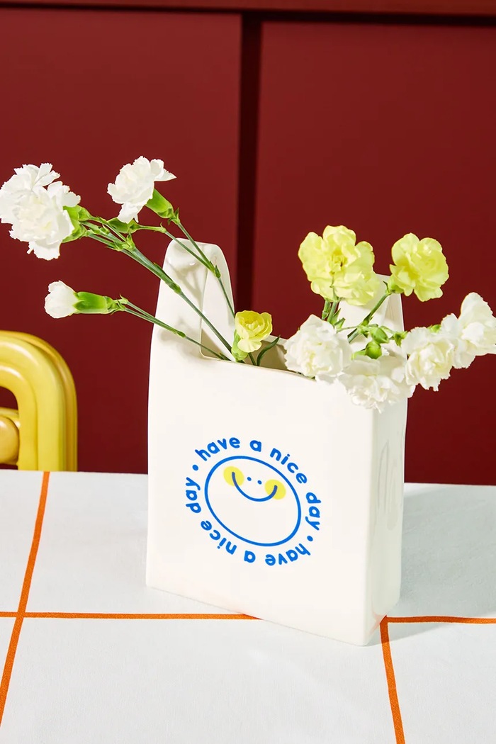 Fluid Market wazon dekoracyjny Plastic Bag Vase multicolor AAVSEPLBBAG