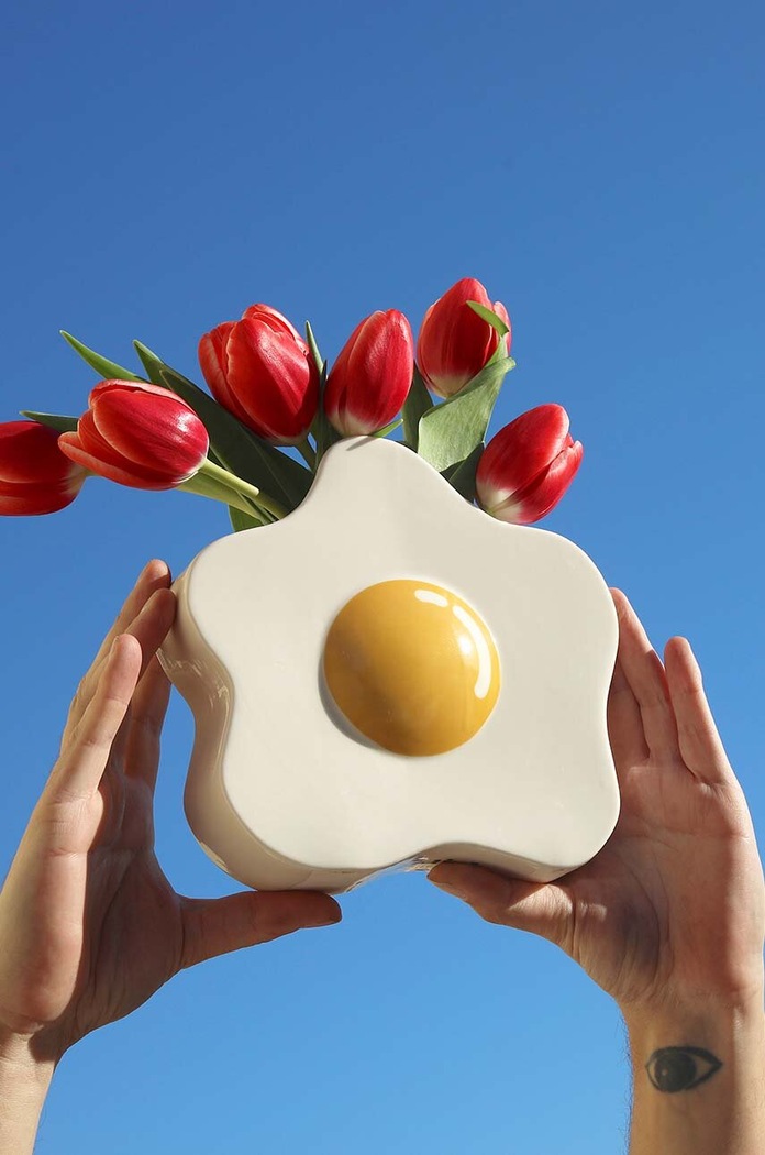 Fluid Market wazon dekoracyjny Egg Vase multicolor AAVSEEGG