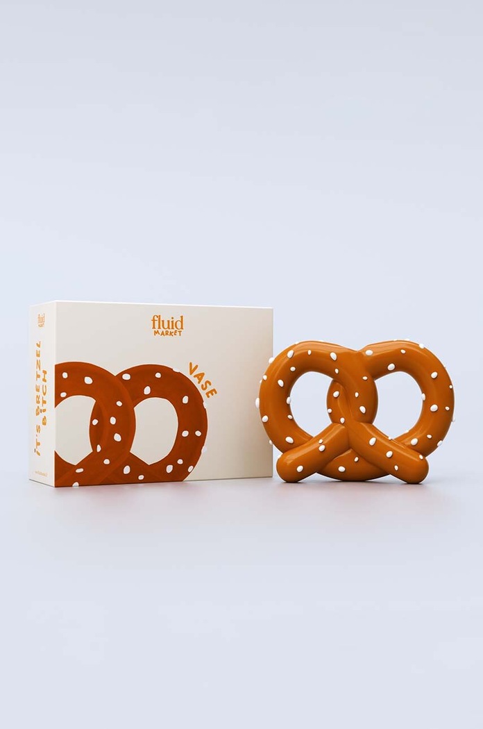 Fluid Market vaza decorativa Bretzel Vase BOITE.BRETZEL maro AA00