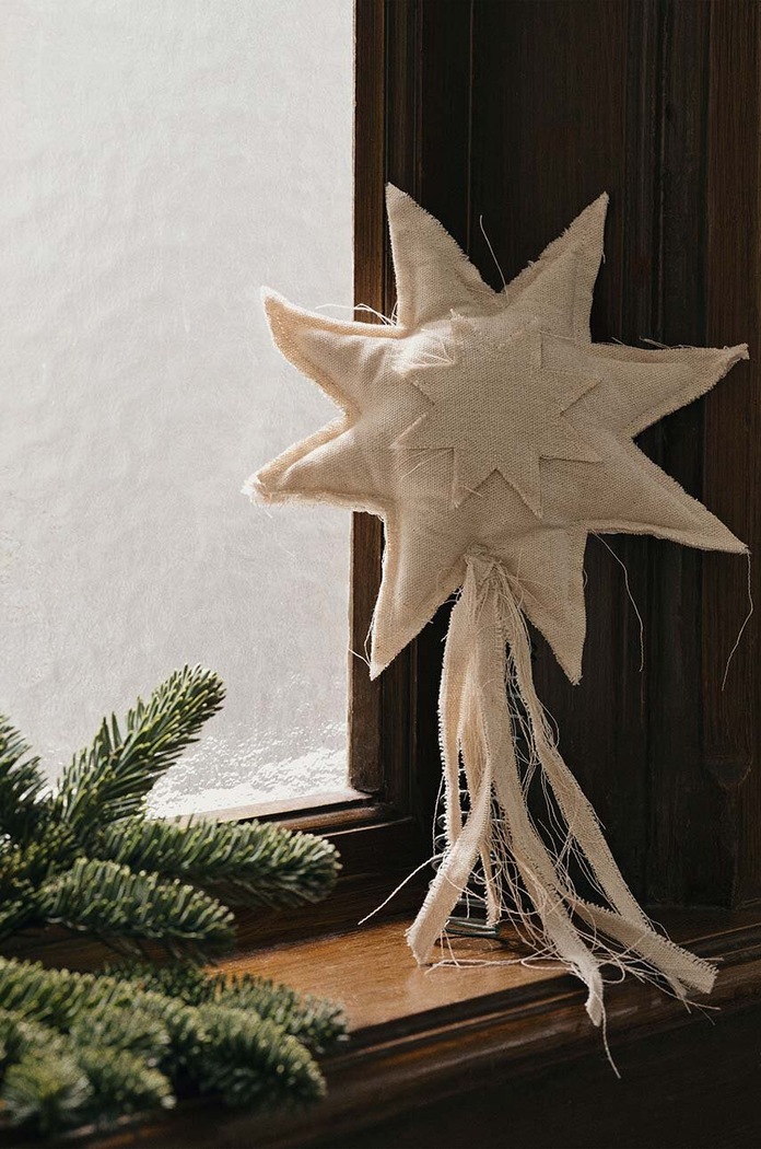 Χριστουγεννιάτικο διακοσμητικό ferm LIVING Vela Star Treetopper μπεζ 1104267537