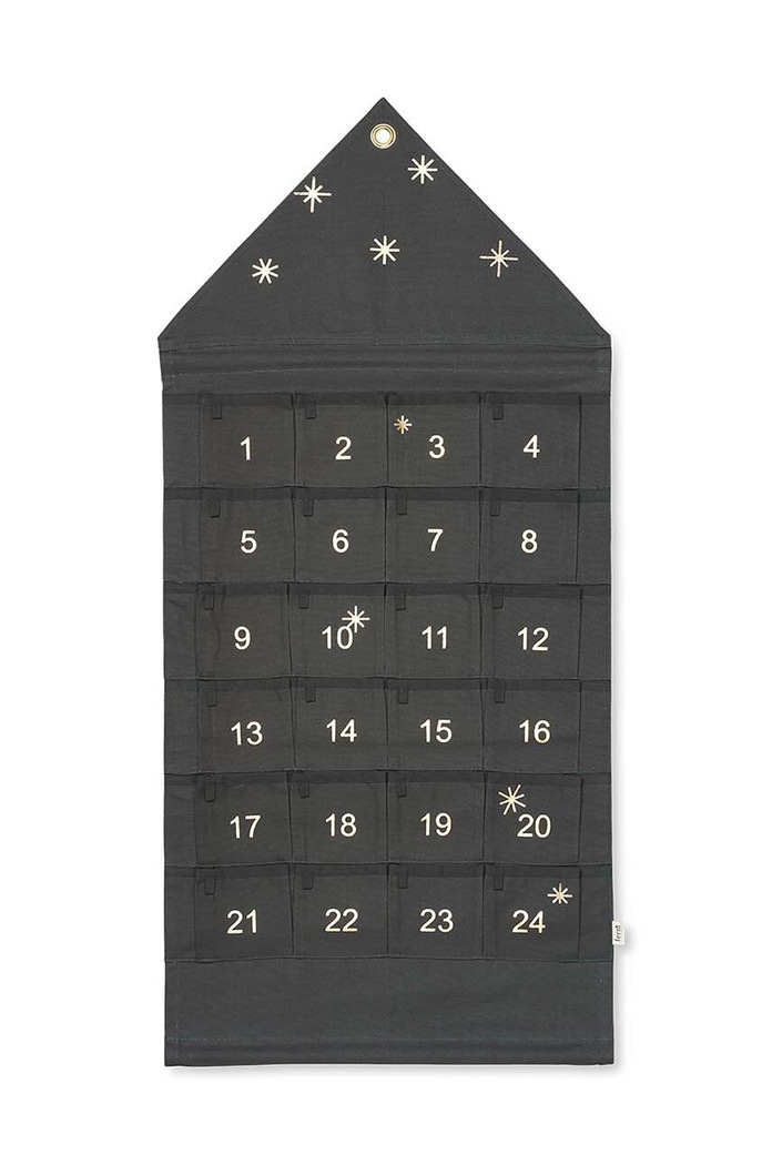 Ημερολόγιο advent για παιδιά ferm LIVING Star Christmas Calendar πράσινο 100519408