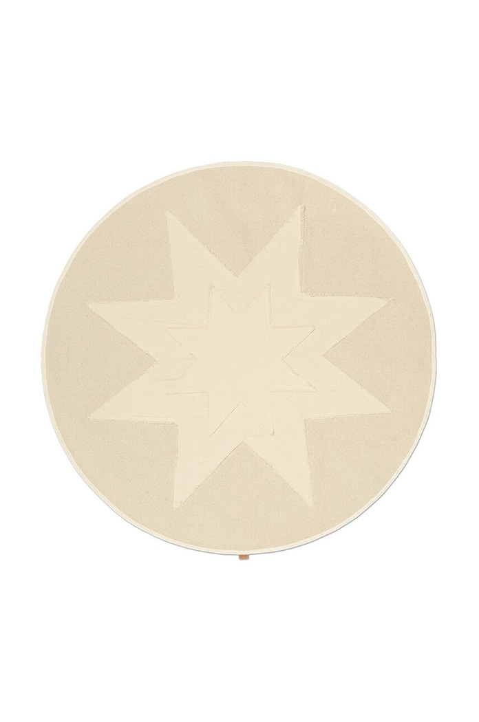 Χαλάκι χριστουγεννιάτικου δέντρου ferm LIVING Vela Star Christmas μπεζ 1104269834