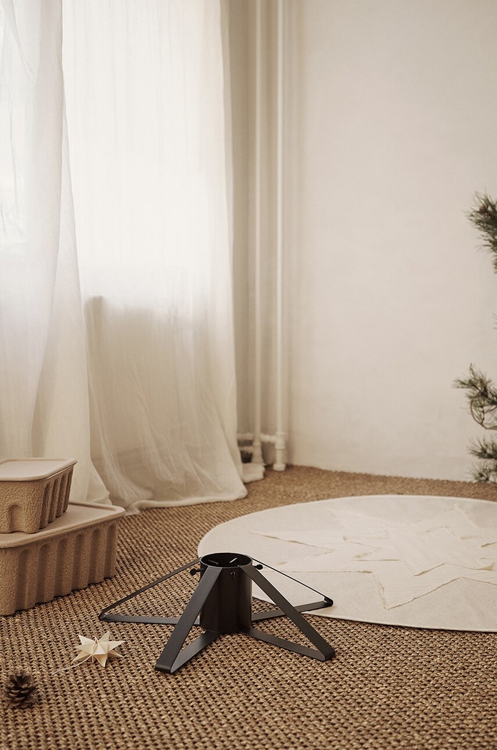 Χαλάκι χριστουγεννιάτικου δέντρου ferm LIVING Vela Star Christmas 1104269834 μπεζ