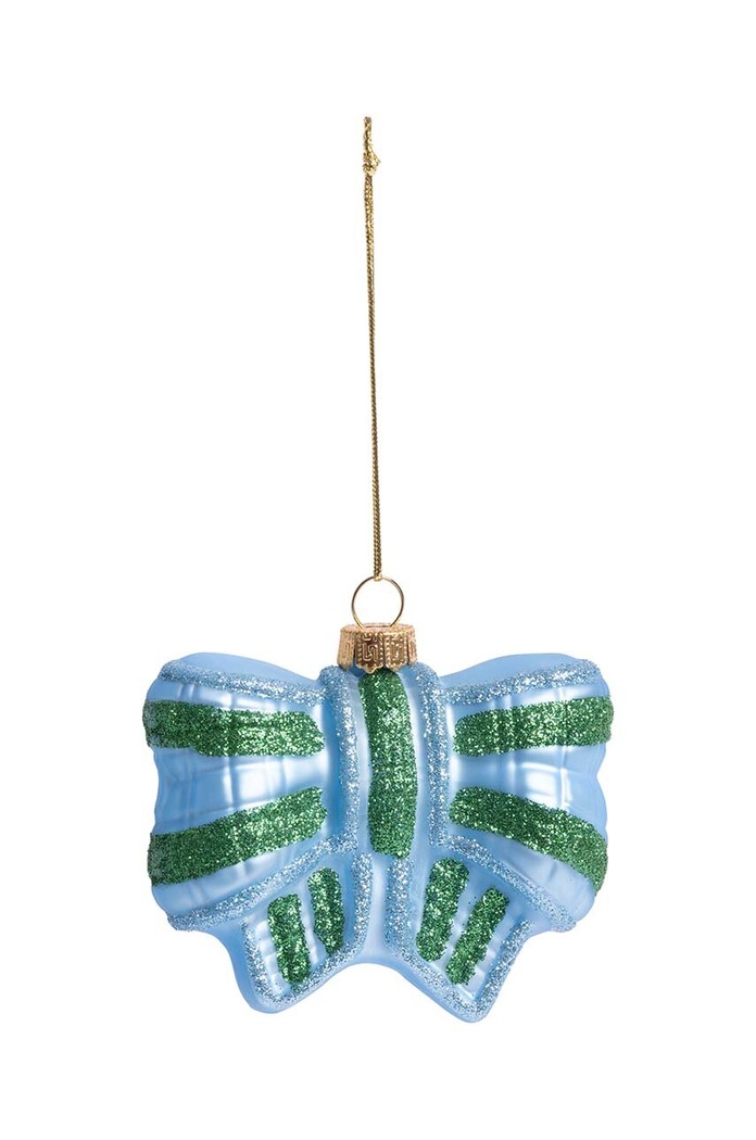 Kuglica za bor &k amsterdam Ornament Ribbon Blue šarena 1226.60