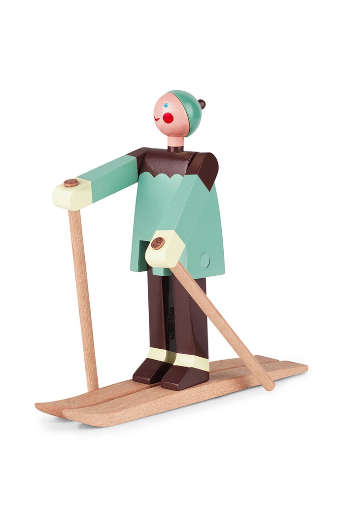Kay Bojesen dekoracja świąteczna The skier Boje 39410 multicolor AA00