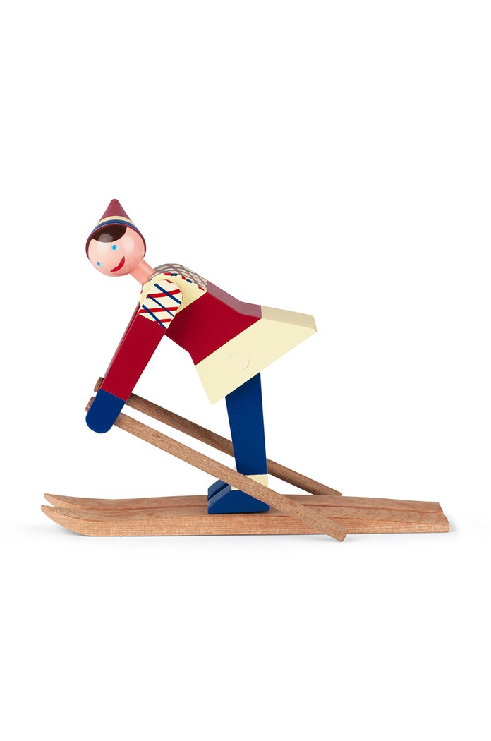 Коледна украса Kay Bojesen The skier Datti многоцветен 39411