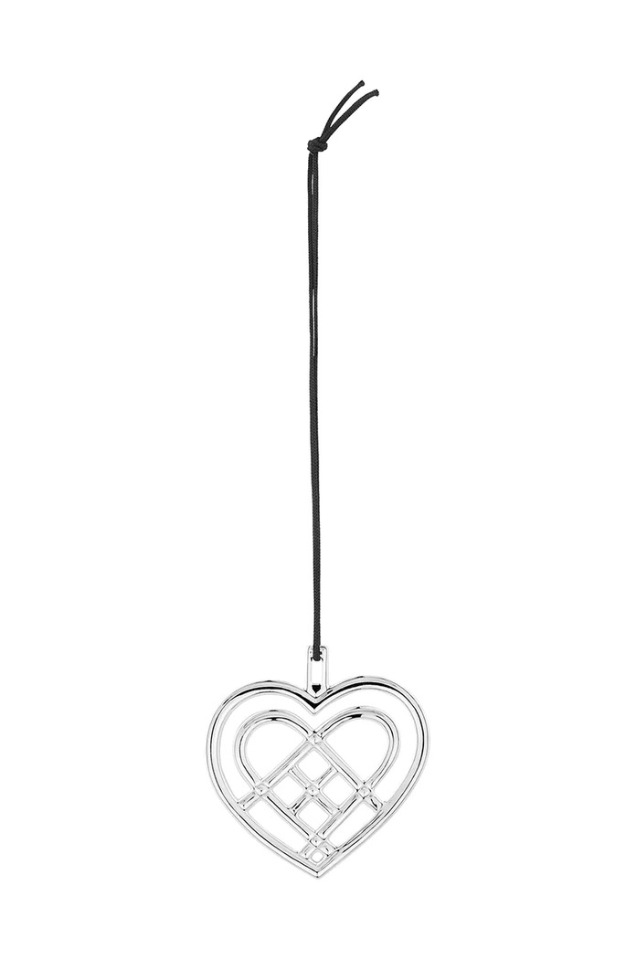 Στολίδι Rosendahl Weaved Heart γκρί 31532