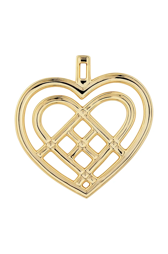 Декоративна висулка Rosendahl Weaved Heart 32532 жълт AA00