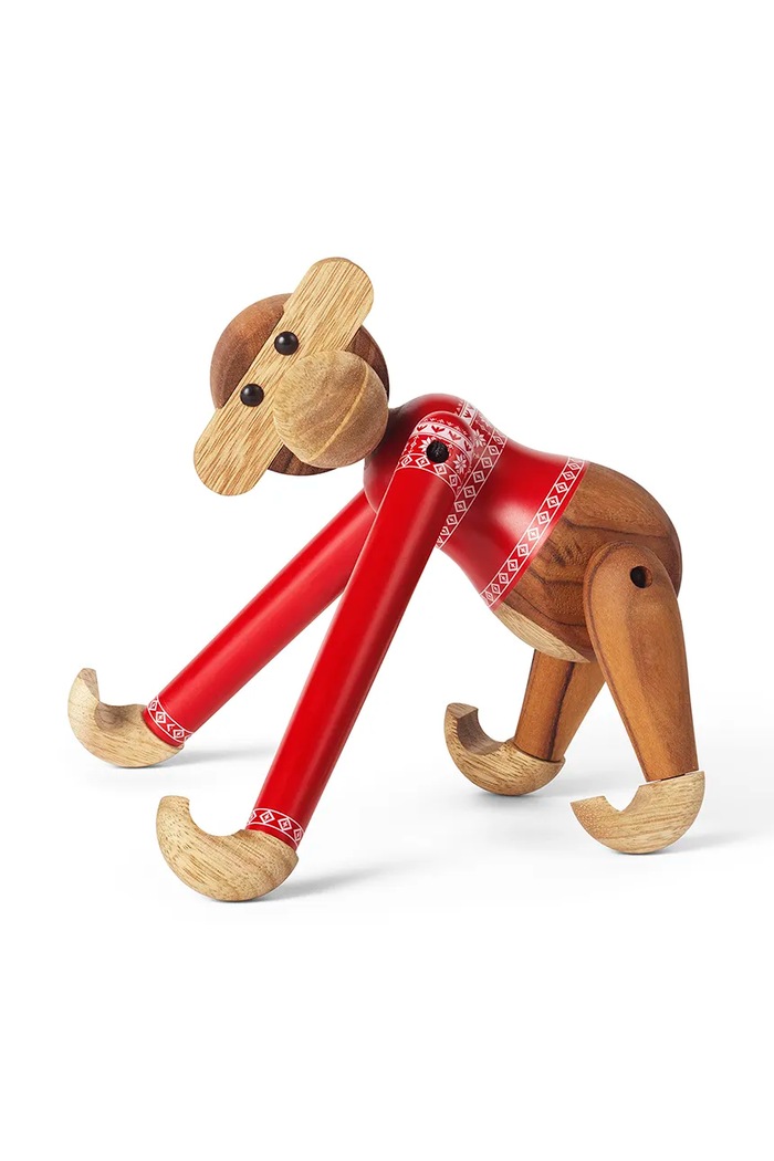 Декоративна фигурка Kay Bojesen Monkey Christmas Jumper 2024 S многоцветен 39571