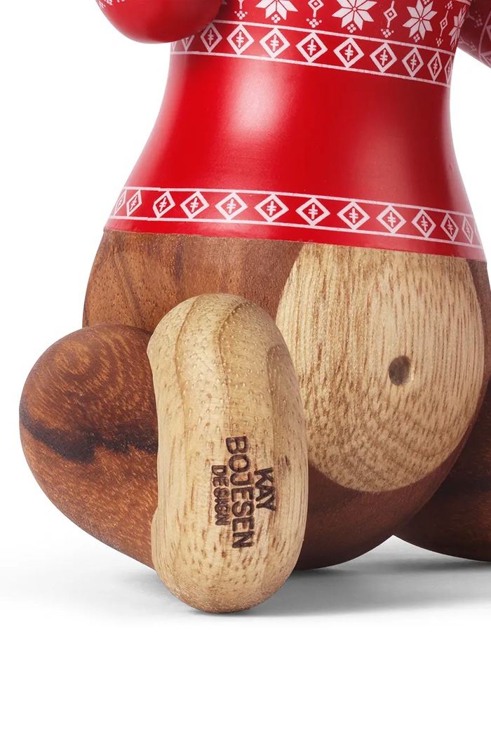 Декоративна фигурка Kay Bojesen Monkey Christmas Jumper 2024 S 39571 многоцветен