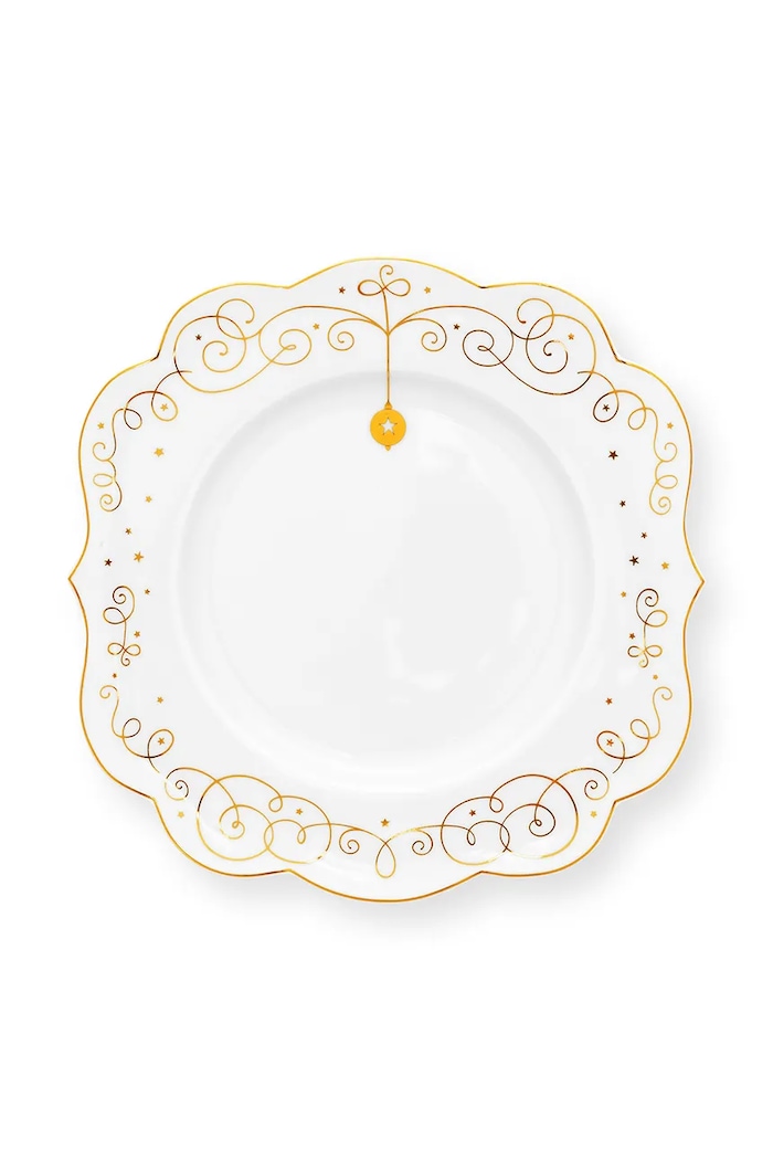 Комплект чинии Pip Studio Royal Winter White бял 51.001.396