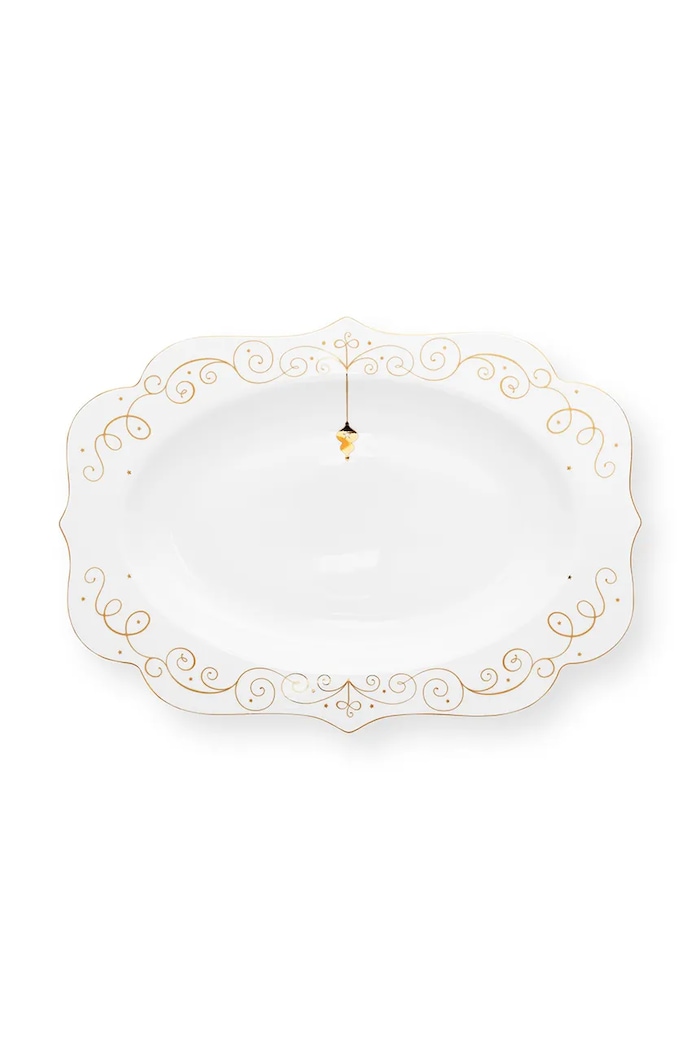 Чиния за сервиране Pip Studio Royal Winter бял 51.018.153