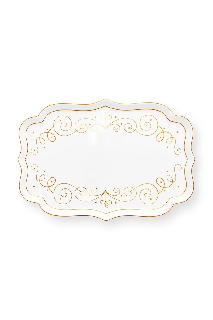 Pip Studio Un set de farfurii Royal Winter 6-pack alb 51.018.154