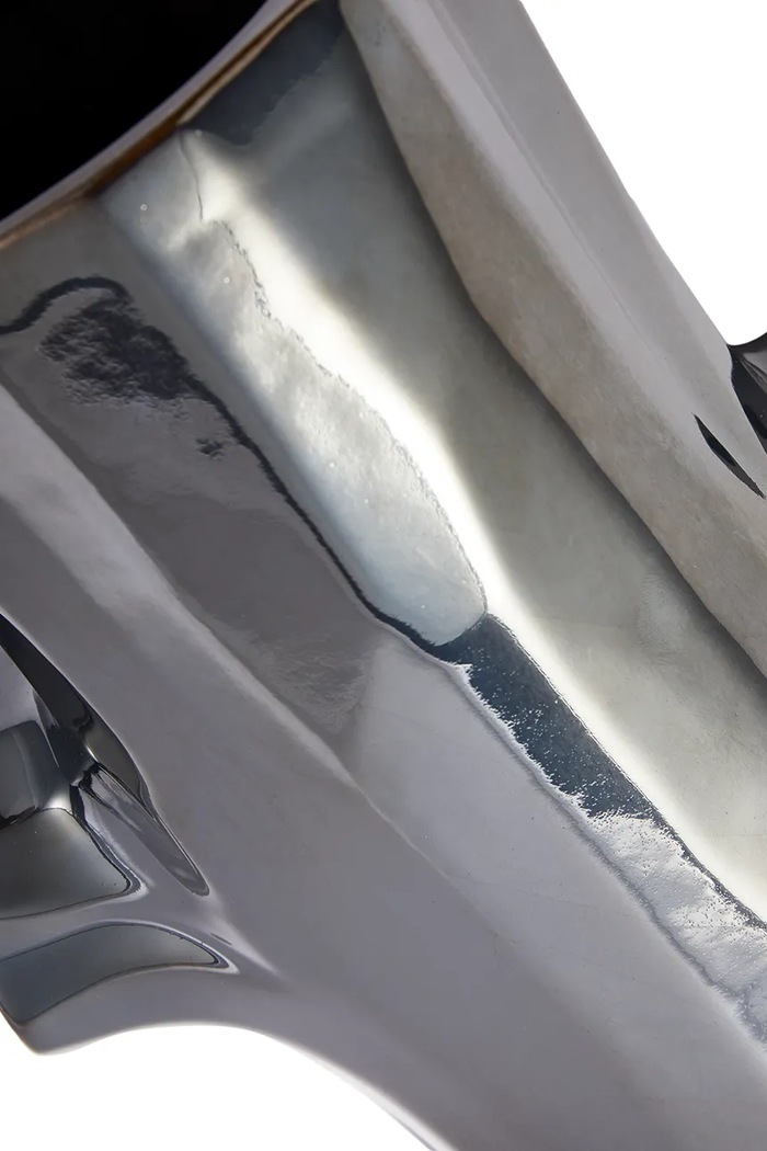 Διακοσμητικό βάζο Pols Potten Metallic S 240.205.121 γκρί