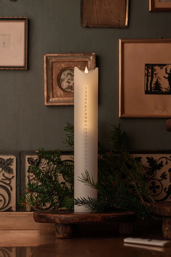 Lifestyle Led adventska svijeća Sirius Sara 24002 bijela