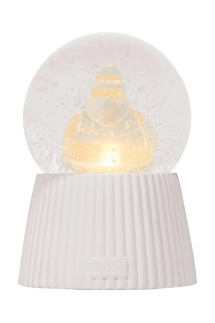 Sirius glob decorativ led Santa alb 34800.