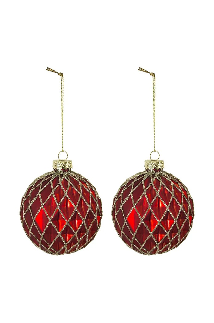 Sada vianočných ozdôb home & lifestyle 2-pak viacfarebná 112648