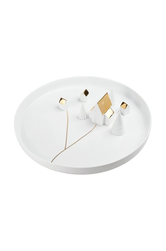 Raeder Bol decorativ Village alb C90565