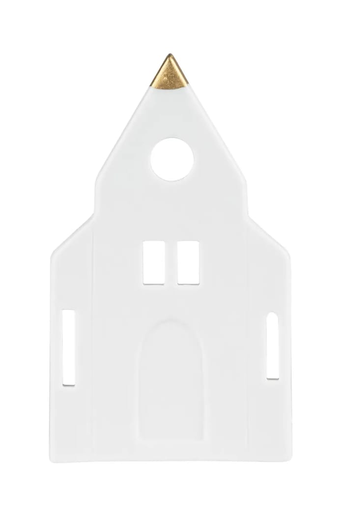 Декоративен свещник Raeder Church бял C90441