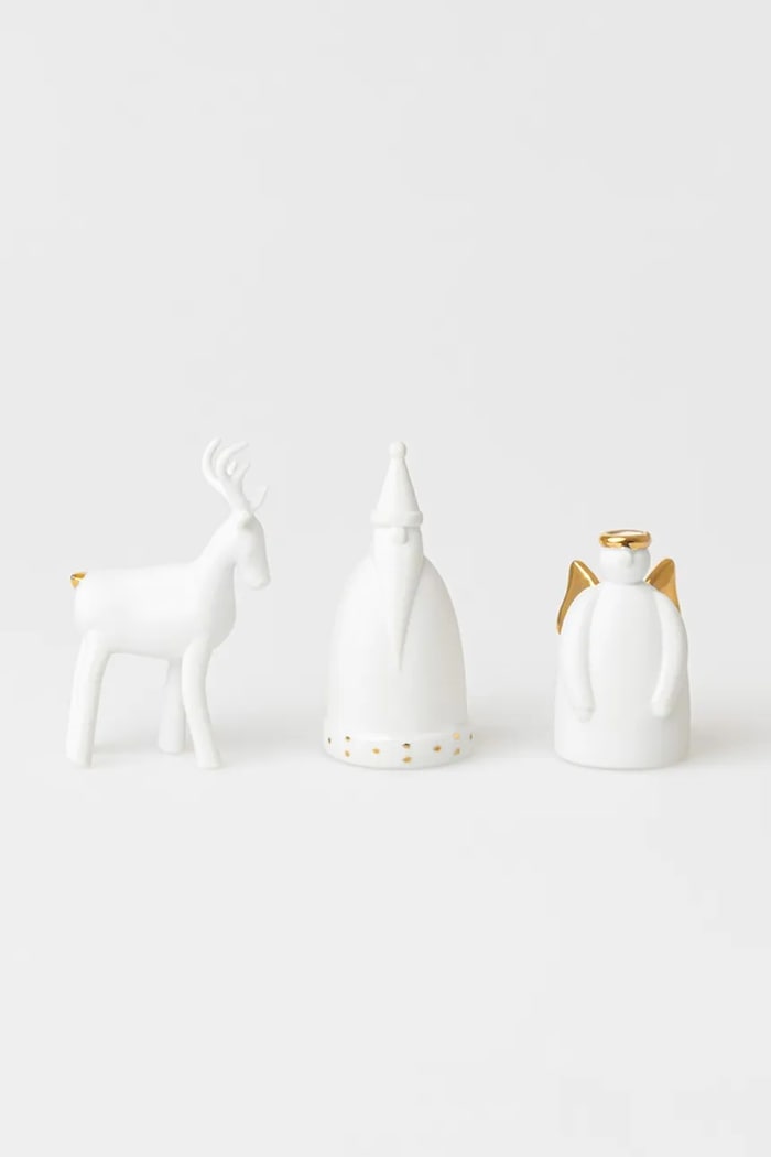 Raeder Figurka dekoracyjna Christmas 3-pack biały C92448