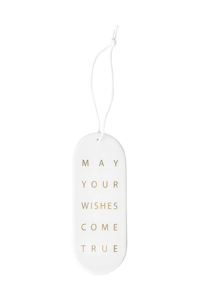 Raeder ciondolo decorativo Wishes Come bianco C92442