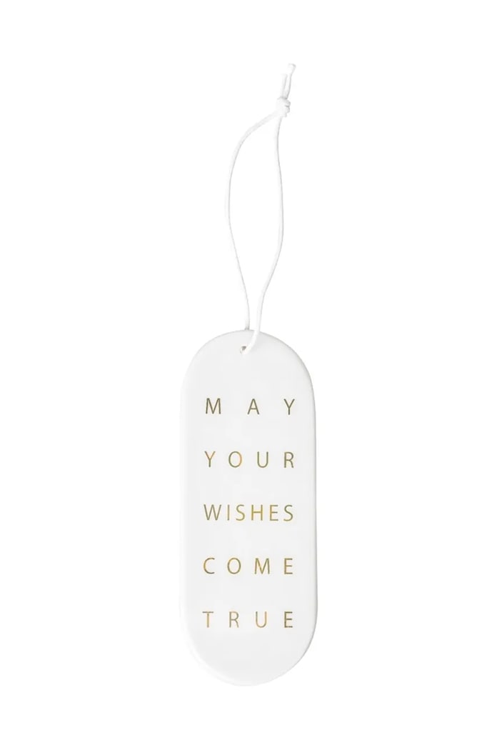 Raeder ciondolo decorativo Wishes Come bianco C92442